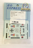 Slot Car Decal Sticker Pack | 2110-2119 | HO Express-American Line-K-Decals Coca Cola #3-ProTinkerToys