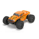 Orange monster truck remote control car with large black tires for ECX ECX01000