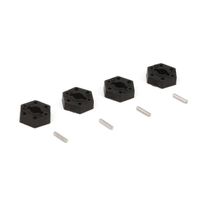Hex wheel set with axles for 1/18 4WD scale model for ECX ECX212004
