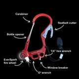 Fire Escape Multitool Carabiner | Fire Escape | Outdoor Element-Outdoor Element-[variant_title]-ProTinkerToys