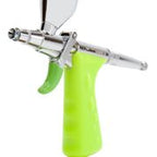 Spray gun with adjustable nozzle, offering fine to wide spray patterns for Grex Tritium.TG3