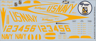 F11F-1 Grumman Tiger Blue Angel | ALM169 | Atlantis Model Co.-Atlantis Model-[variant_title]-ProTinkerToys