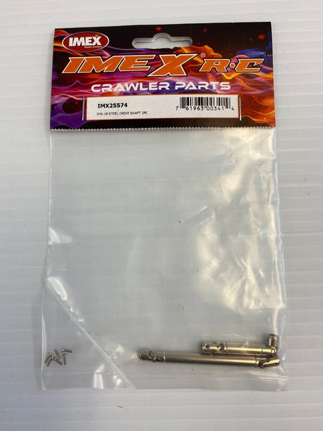 Crawler Parts | IMX(25510-25911) | Imex R.C.-IMEX-18 Steel Drive Shaft 2PC  | 25574 | IMEX-ProTinkerToys