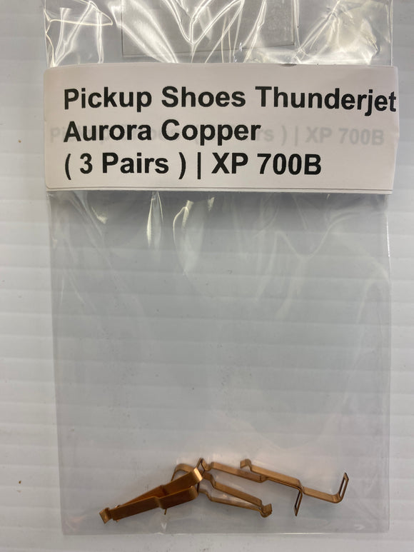 Pickup Shoes  ( 3 Pairs ) | XP 700B | Model Motoring (Lock & Joiner Aurora)