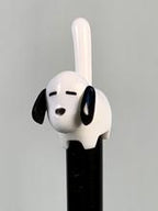 White dog-shaped gel pen with a tail accent for BC Mini 22221