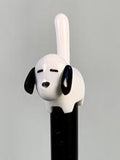 Dog Tail Gel Pen | 22221 | BC Mini-BC USA-Dog Tail Gel Pen | 22221-White-Black | 22221 BC Mini-ProTinkerToys