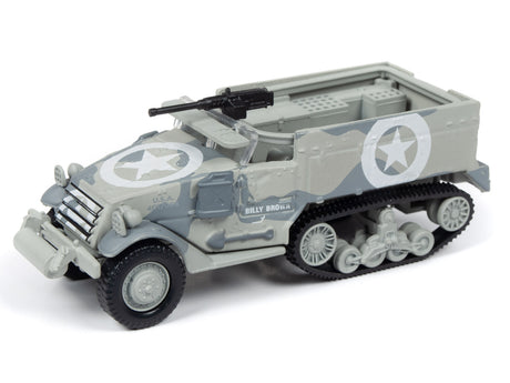 1:64 JLMiltary In Color  2019R1 | JLML004 | Johnning Lightning Die Cast-Round 2-JLML004-A-1-5 | M3 Half Track (1:87)	Gray Camouflage-ProTinkerToys
