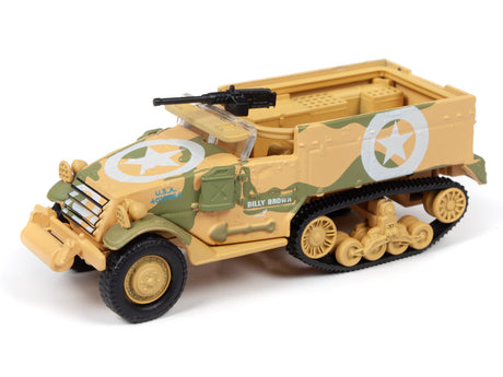 1:64 JLMiltary In Color  2019R1 | JLML004 | Johnning Lightning Die Cast-Round 2-JLML004-B-1-5 | M3 Half Track (1:87)	Khaki Camouflage-ProTinkerToys
