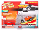 Tow & Go Johnny Lightning 50th Anniversary  w/ Travel Trailer | JLTG001| Johnny Lightning-Round 2-1965 Chevrolet El Camino-ProTinkerToys