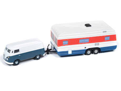 Tow & Go Johnny Lightning 50th Anniversary  w/ Travel Trailer | JLTG001| Johnny Lightning-Round 2-[variant_title]-ProTinkerToys
