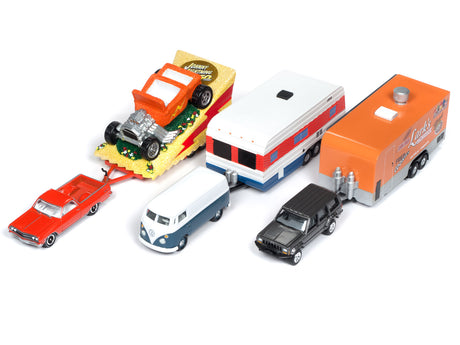 Tow & Go Johnny Lightning 50th Anniversary  w/ Travel Trailer | JLTG001| Johnny Lightning-Round 2-[variant_title]-ProTinkerToys