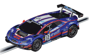 Blue Lamborghini race car model, Ombra Racing, number 12 for Carrera 20064211