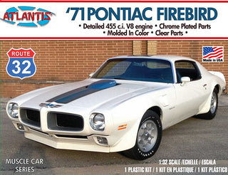 1971 Pontiac Firebird  Plastic Model Kit  | ALM2009 | Atlantis Model Co.-Atlantis Model-[variant_title]-ProTinkerToys