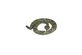 Rattlesnake coiled on white background for Mamejo MAJ22236