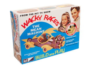 Wacky Races Mean Machine model kit box featuring characters and vehicle art for MPC MPC935