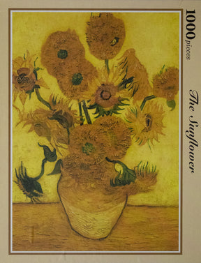 Vibrant puzzle art featuring a bouquet of sunflowers in a pot for PuzzleLife PLF1123
