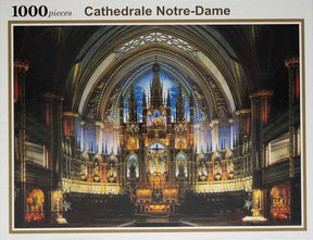 Interior view of Notre Dame Cathedral's grand, ornate sanctuary for PuzzleLife PLF1244