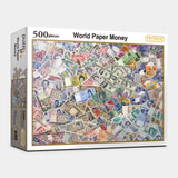 Paper Money 500 PC | PLF698 | PuzzleLife