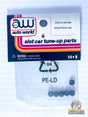Slot car tune-up parts kit with drive pinion clip and small gears for Auto World PSCTJ