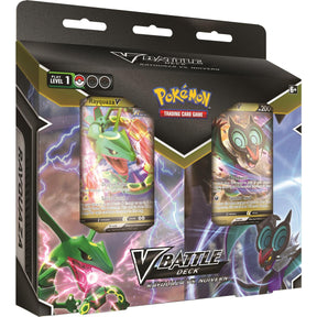 Pokemon V Battle Deck featuring Rayquaza and Noiven cards for 290-80949