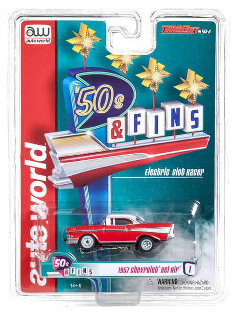 iWheels White 50's & Fins - Thunderjet - Release 22 | SC324 | 4 Cars-Auto World-[variant_title]-ProTinkerToys