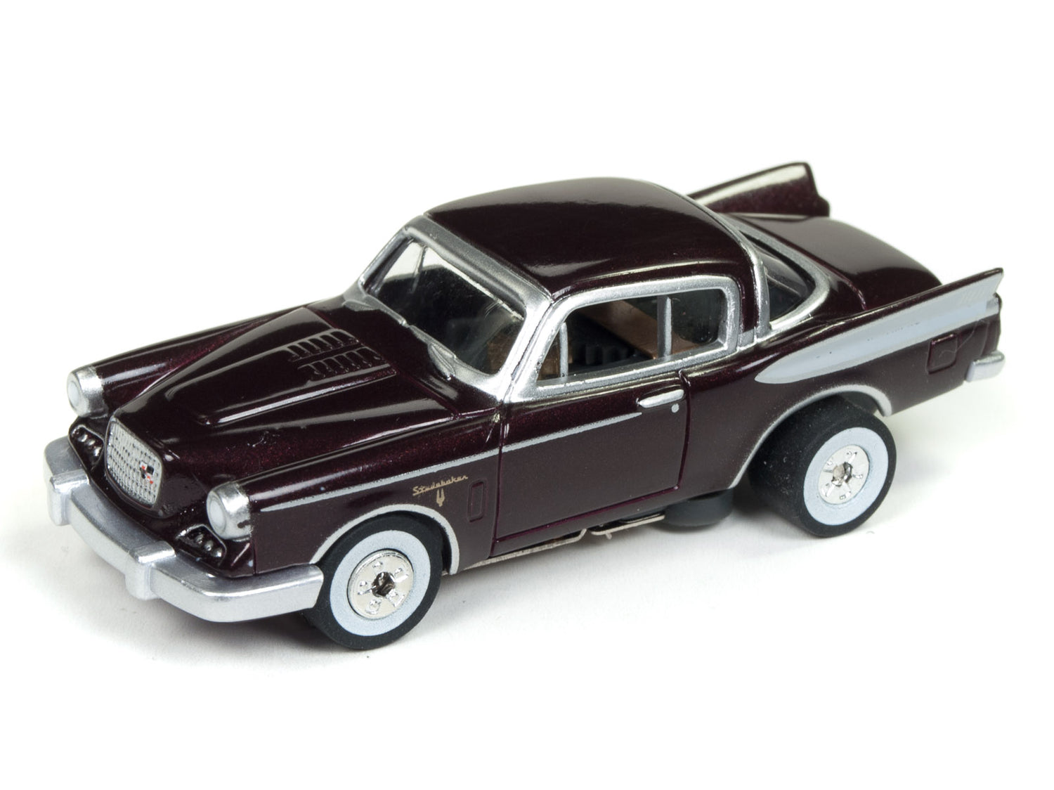 50's & Fins - Thunderjet - Release 22 | SC334-Auto World-1957 Studebaker Hawk (cherry) - SC334HAWKCHERRY-ProTinkerToys