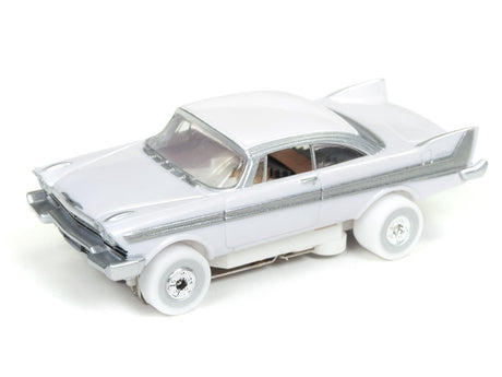 iWheels White 50's & Fins - Thunderjet - Release 22 | SC324 | 4 Cars-Auto World-1958 Plymouth Belvedere (green/white) - SC334BELVEDEREGREEN-ProTinkerToys