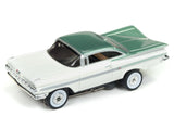 50's & Fins - Thunderjet - Release 22 | SC334-Auto World-1959 Chevy Impala (white/green) - SC334IMPALAWHITE-ProTinkerToys
