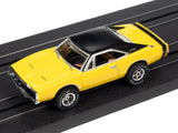 Muscle Cars USA - X-Traction - Release 30 | SC354 | Auto World-Auto World-#2 1970 Dodge Charger YELLOW BLACK TOP-ProTinkerToys