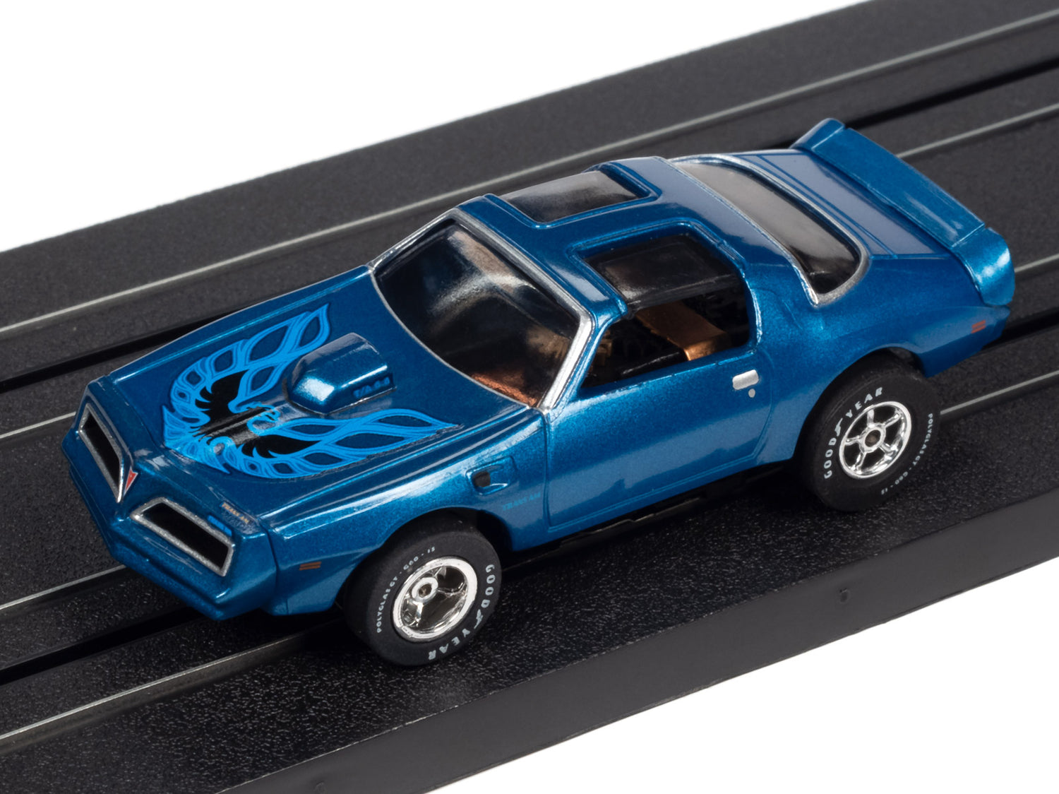 Muscle Cars USA - X-Traction - Release 30 | SC354 | Auto World-Auto World-#5 1977 Pontiac Firebird | BLUE-ProTinkerToys