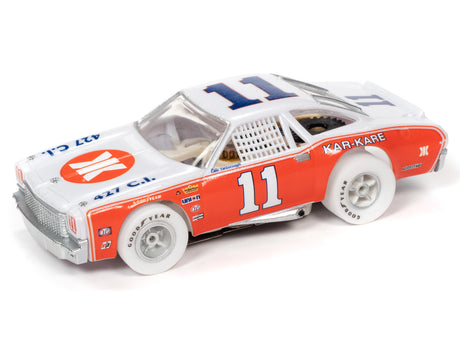 iWheels White Stock Car Legends R31 | SC355 | X-Traction-Auto World-1973 Chevrolet Chevelle - Kar-Kare - Cale Yarborough | SC355PETTY-ProTinkerToys