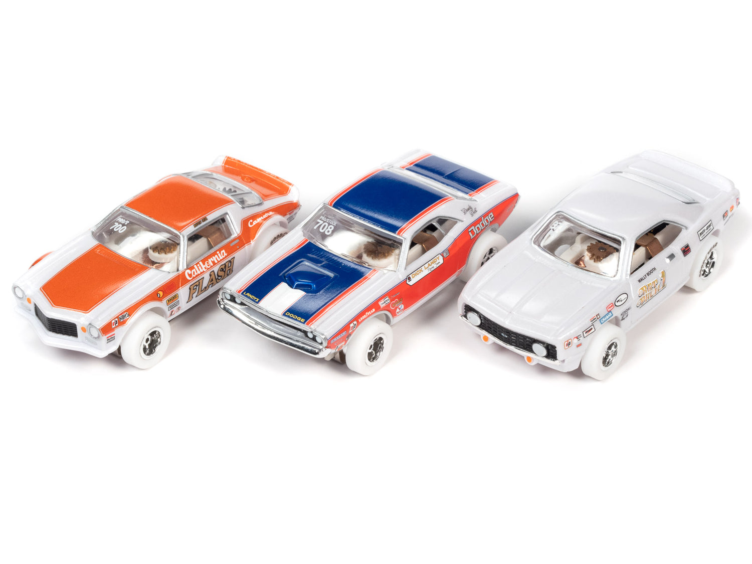 iWheels White Legends of the Quarter Mile - X-Traction - Release 32 | SC361 |  3 Cars-Auto World-All 3 Cars SC361-ProTinkerToys