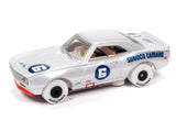 iWheels White Trans Am Racers - Thunderjet - Release 32 | SC362 | Auto World Slot Cars-Auto World-WHITE #1 - Mark Donohue – Sunoco 1968 Chevy Camaro #6-ProTinkerToys