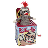 Sock Monkey Jack In The Box | SMJB | Schylling