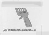 4 Lane Wireless Bluetooth Controllers & 4 Lane Terminal Track | TRX901 | Auto World