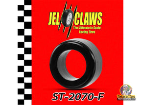 Black scale racing tire, ST-2070-F, for 1:64 scale model cars