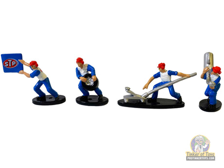 NASCAR 4 Person Pit Crew | PITCREW4PER | Tyco HO-American Line-K-STP-ProTinkerToys