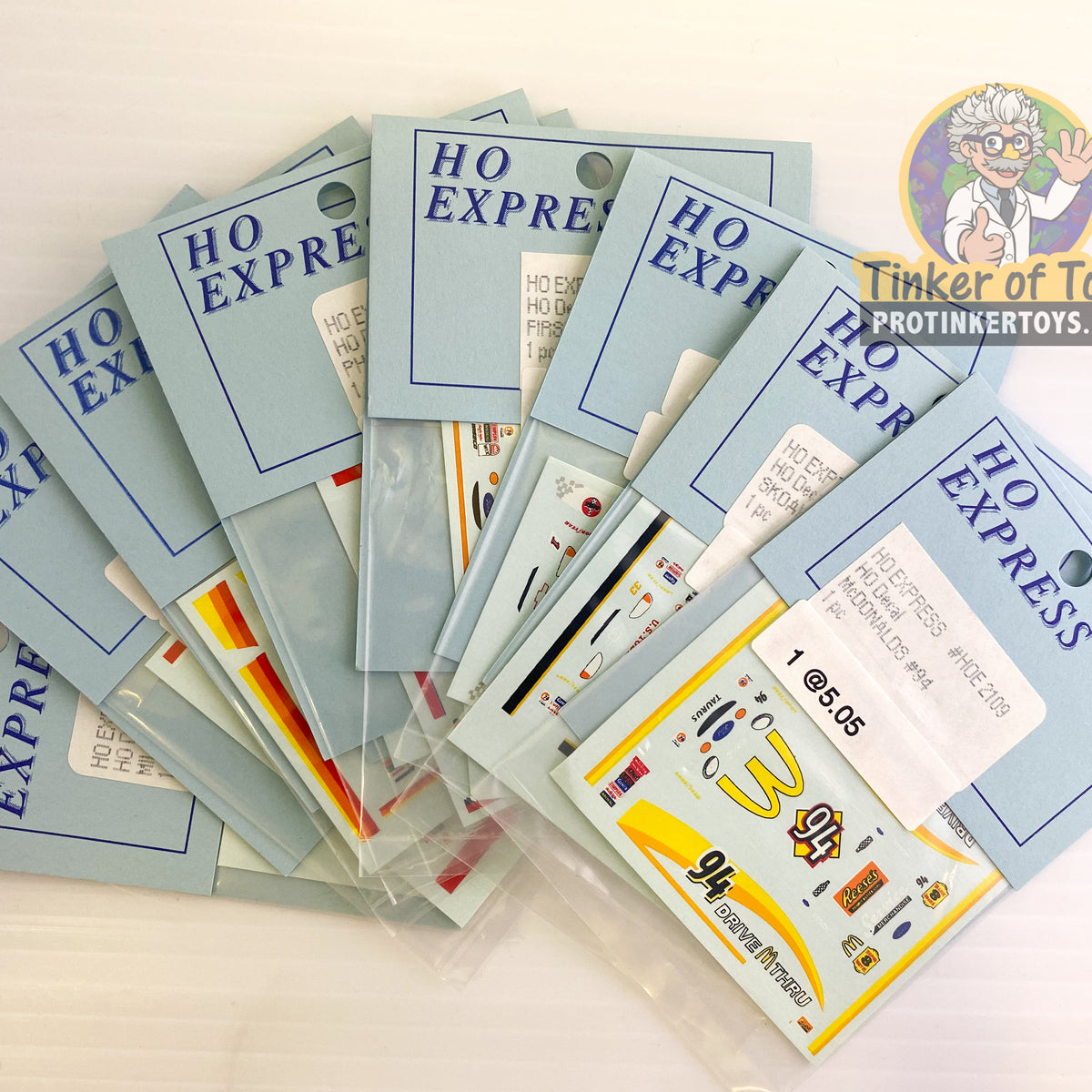 Sticker Slot Slot Car Decal Sticker Pack | 2100-2109 | HO Express – ProTinkerToys.com