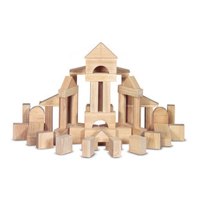 Wooden unit blocks for building structures for Melissa and Doug 503