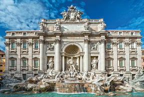 Baroque Trevi Fountain in Rome, Italy, with statues and cascading water for Tomax TOM100-205