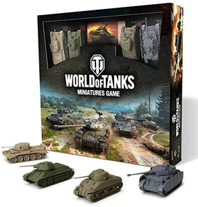 Miniature tank game starter set with various scale models for World of Tanks GF9-WOT01