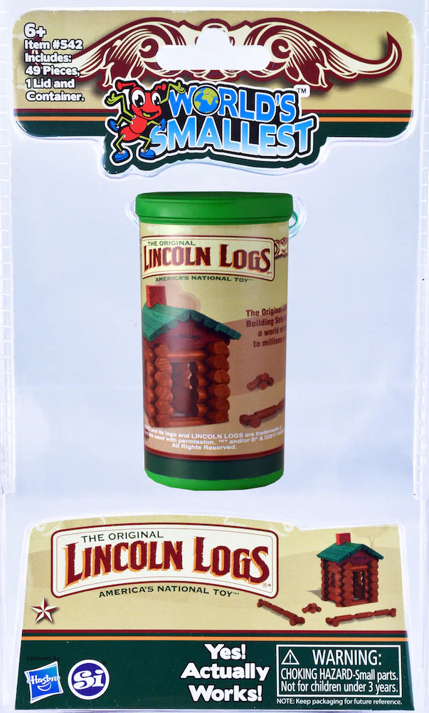 World’s Smallest - Lincoln Logs | 542 | Super Impulse