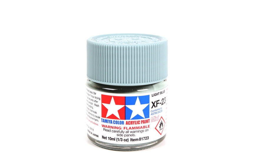Acrylic Mini Xf-23 Light Blue (10ml) | 81723 | Tamiya