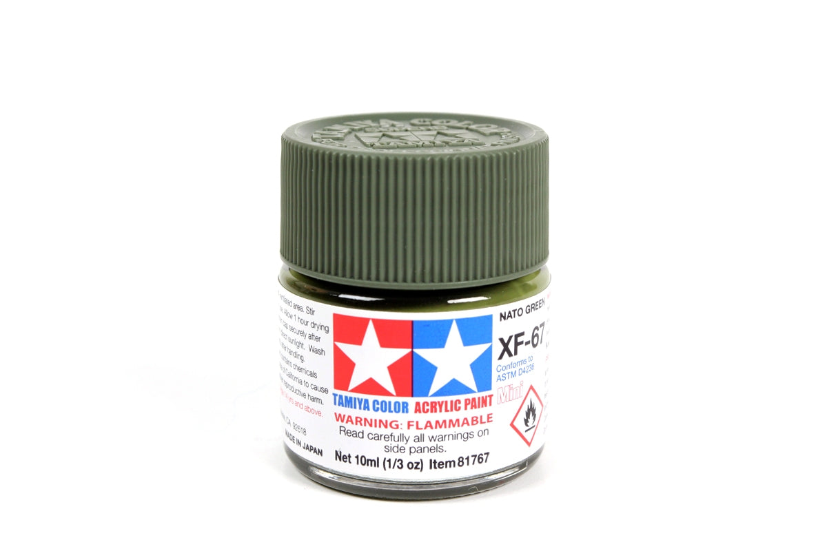 Acrylic Mini Xf-67 Nato Green (10ml) | 81767 | Tamiya