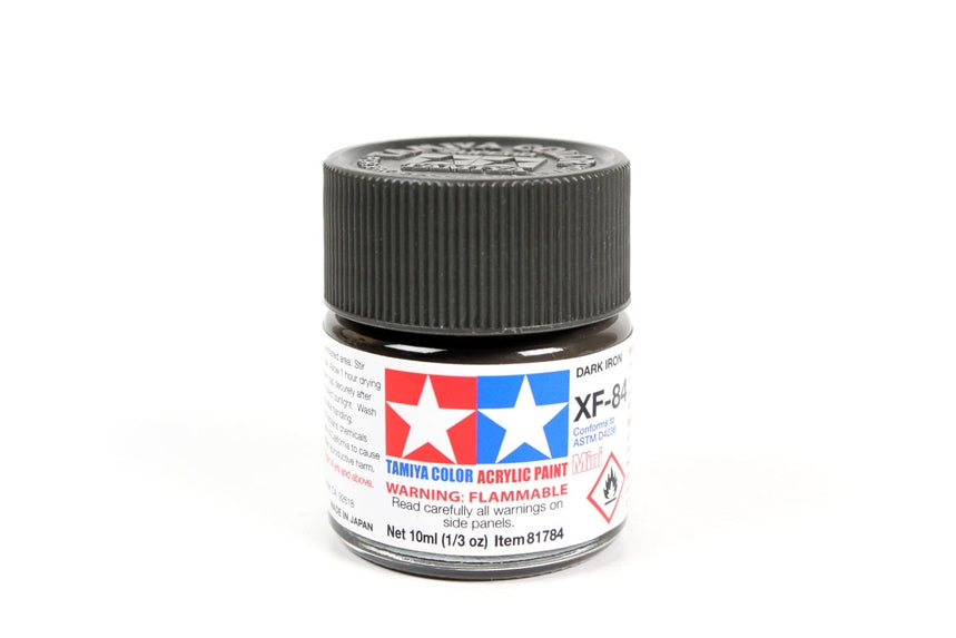 Acrylic Mini Xf-84 Dark Iron (10ml) | 81784 | Tamiya