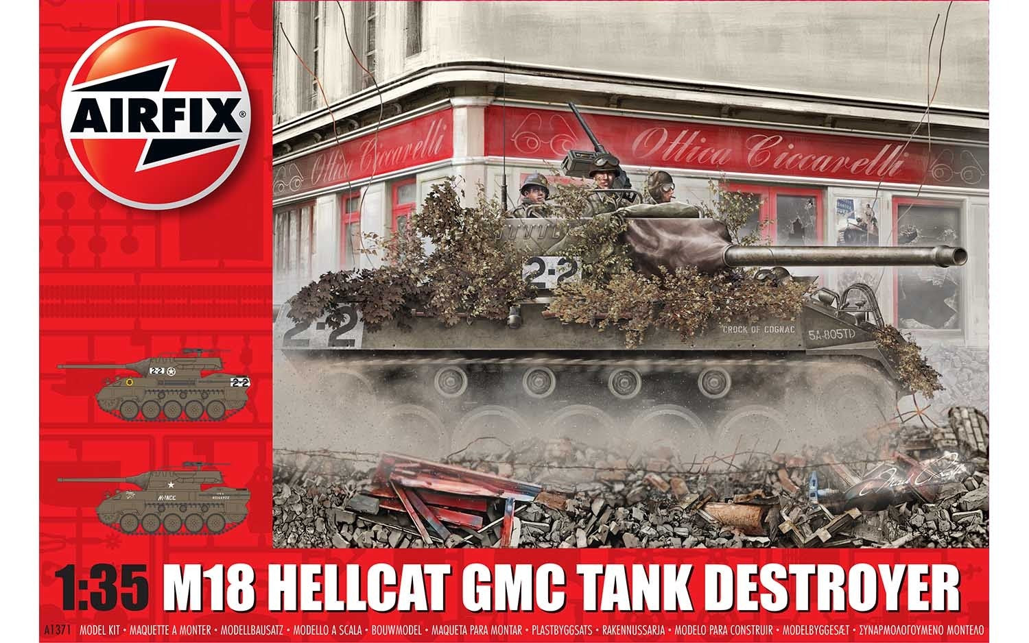 M-18 Hellcat | A1371 | Airfix Model – ProTinkerToys.com