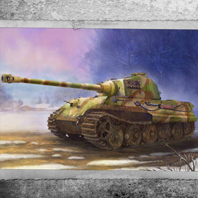 German King Tiger tank in snowy Ardennes forest, December 1944 for Waltersons 873002A