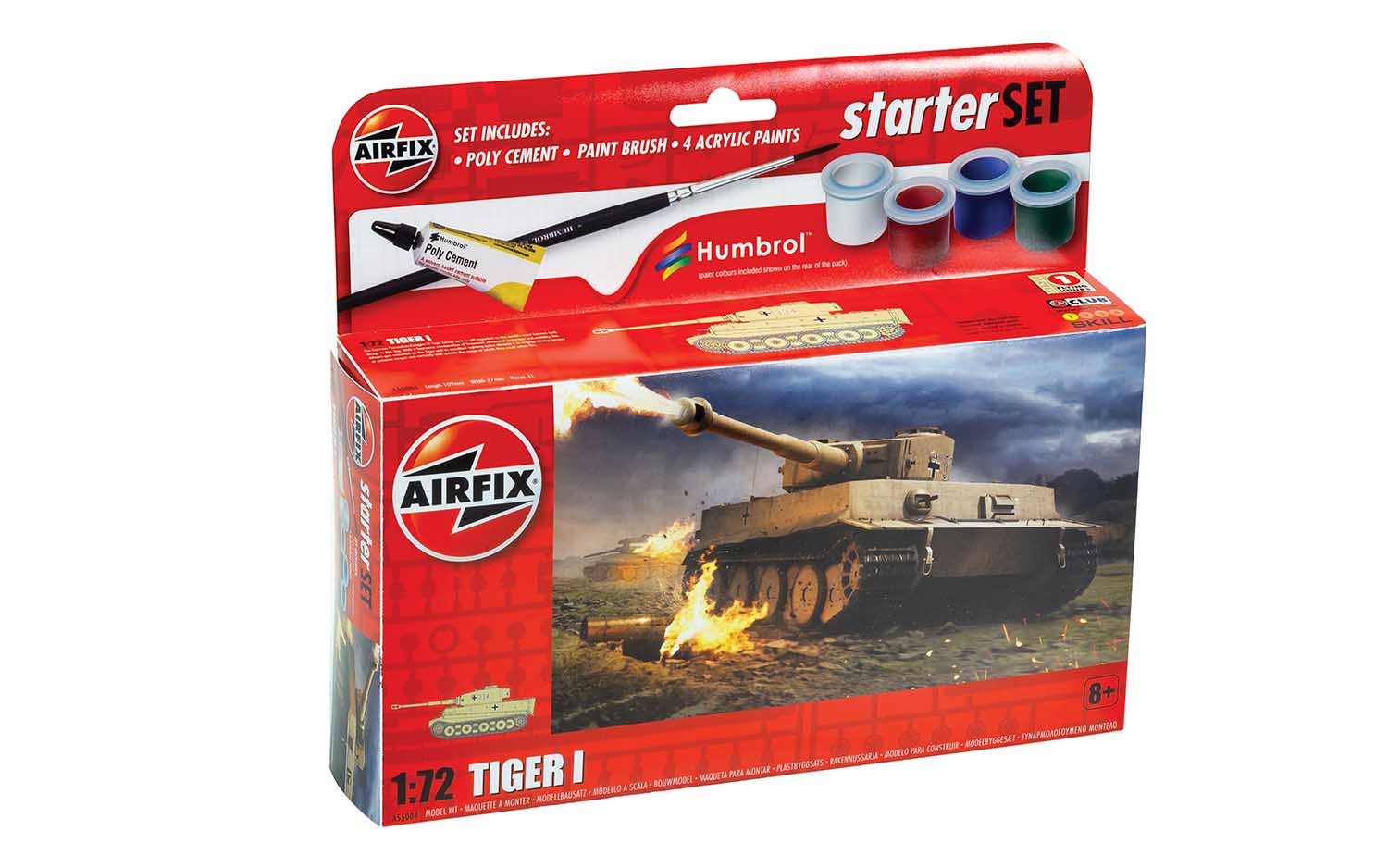 Small Starter Set NEW Tiger 1 | A55004 |  Airfix Model-Airfix-[variant_title]-ProTinkerToys