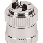 Silver fan spray cap with adjustable needle, 0.3mm opening for Grex TF-3