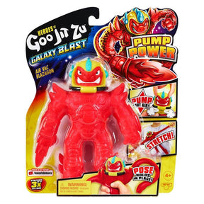 Red, action figure toy, Blazagon, for stretching and pumping action for Target 41293